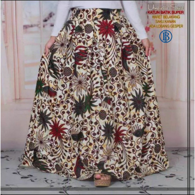 Rok Batik original Pekalongan garansi harga termurah Rok Batik Modern klok Bawahan Batik Ori By SVJ-1