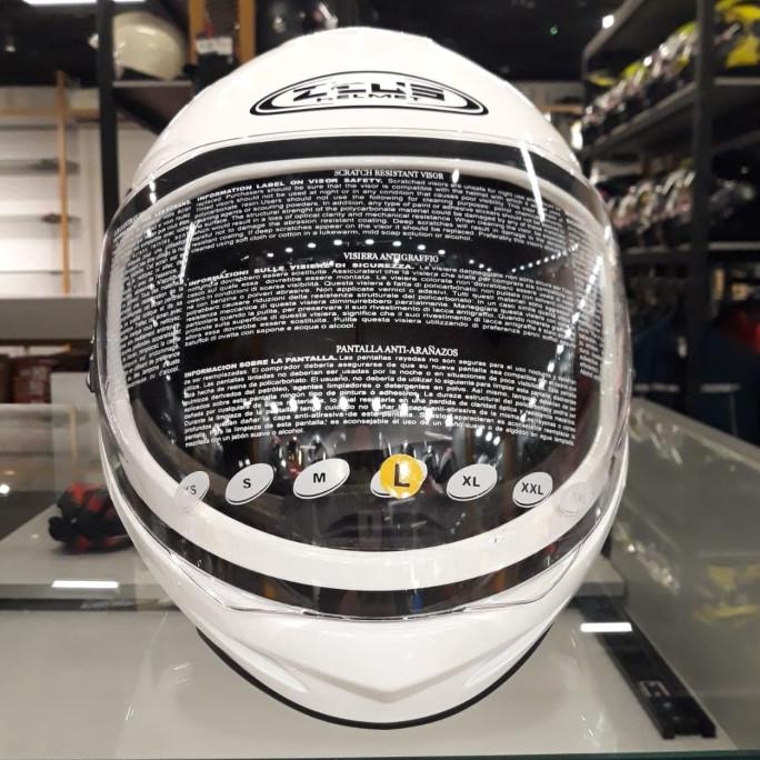 ZS 613 C WHITE | HELM ZEUS MODULAR | HELM ZEUS FULL FACE | HALF FACE