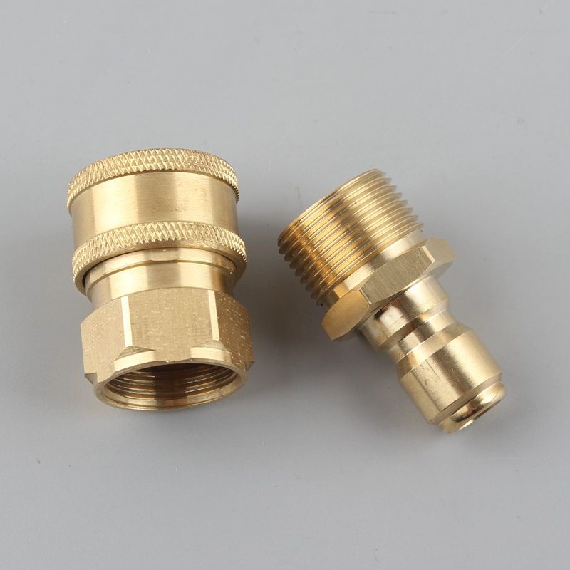 2PCS Konektor Adaptor M22 Male &amp; M22 Female Untuk Pencuci Bertekanan