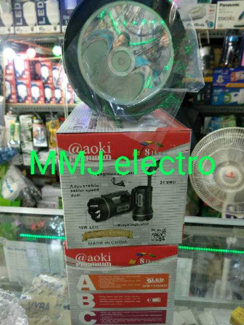 Senter aoki 10w 10 watt AK 6685 Super Terang