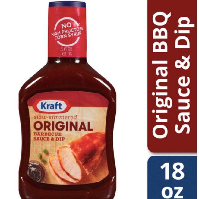 

Kualitas terbaik] Kraft BBQ Original 510 gr Slow Simmered / Saus Barbeque USA