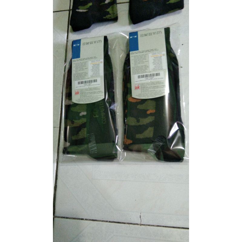 kaos kaki PDL loreng ARMY TENTARA real pick