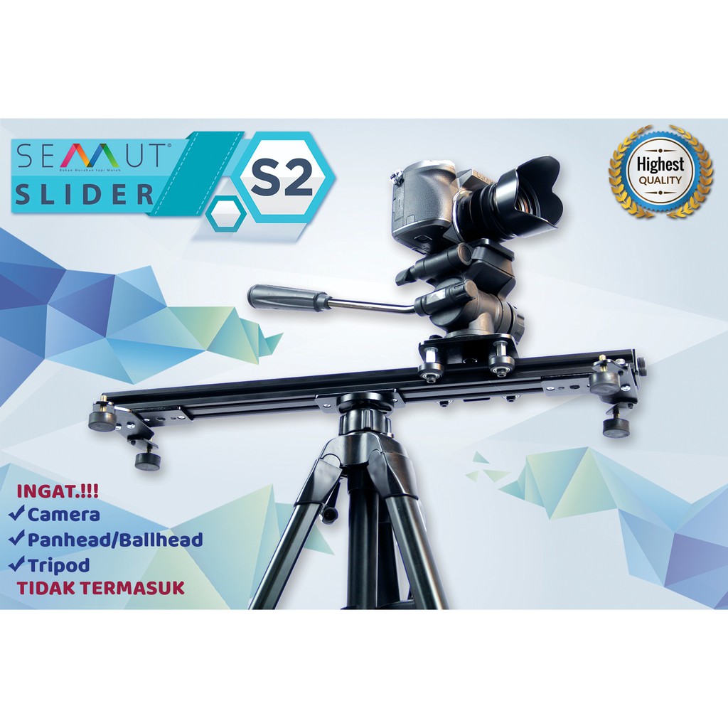 Slider Kamera Slider Camera Slidecam Slider 120cm S2 SEMUT