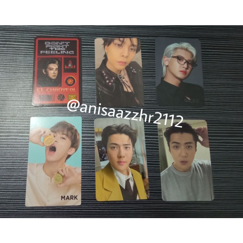 [WTS] PC OFFICIAL ID CARD CHANYEOL DFTF, CHANYEOL NACIFIC
