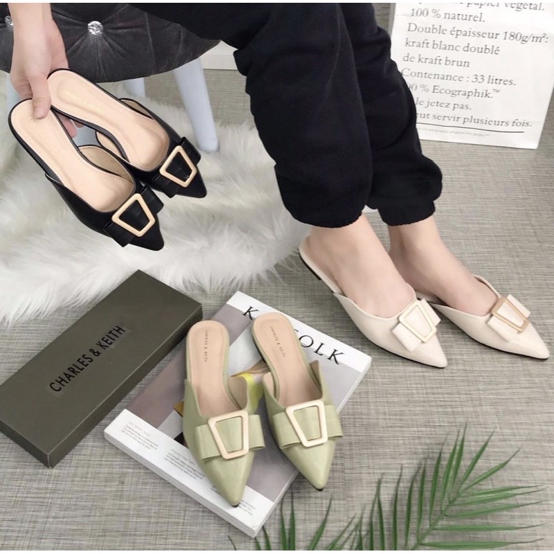 flatshoes wanita K13368 import realpict