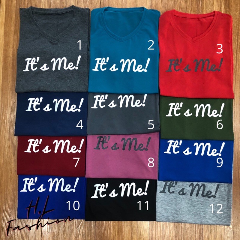 Kaos Wanita leher V “it’s me”