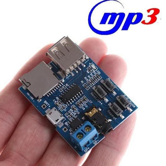 Kit Decoder Mp3 Player Output To Headphone / Stereo Amplifier Dhtron92 Murah