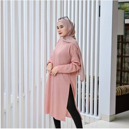 RAJUT WANITA TERBARU KARENINA TUNIK ATASAN WANITA FASHION KEKINIAN BUSUI