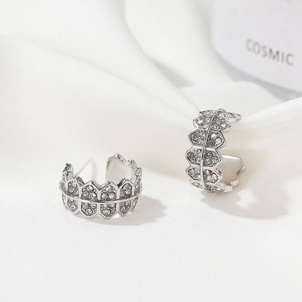 anting fashion flash diamond geometric earrings jan296(1h4)