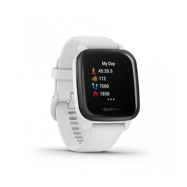 Garmin Venu Sq Music White Slate Original Garansi TAM 2 Tahun