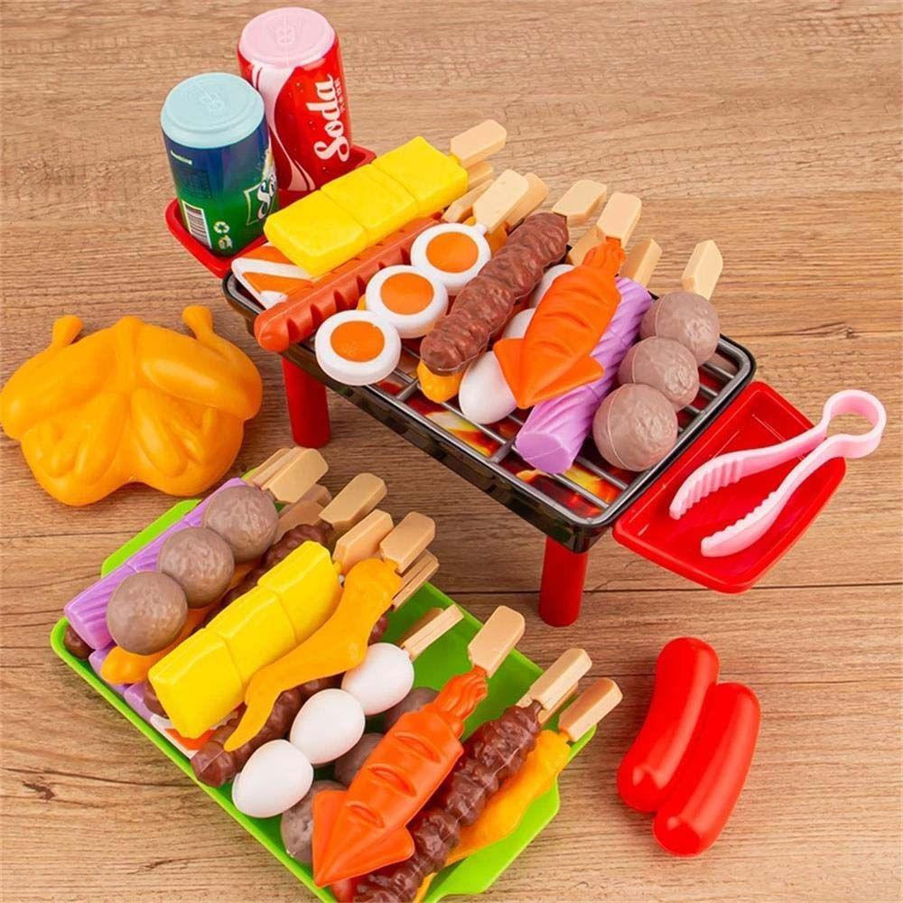 Quinton Dapur Mainan Anak DIY Meriah Perlengkapan Makanan Buatan Mainan Edukasi Simulasi Peralatan Masak Model Kerajinan Tangan Bermain Peran