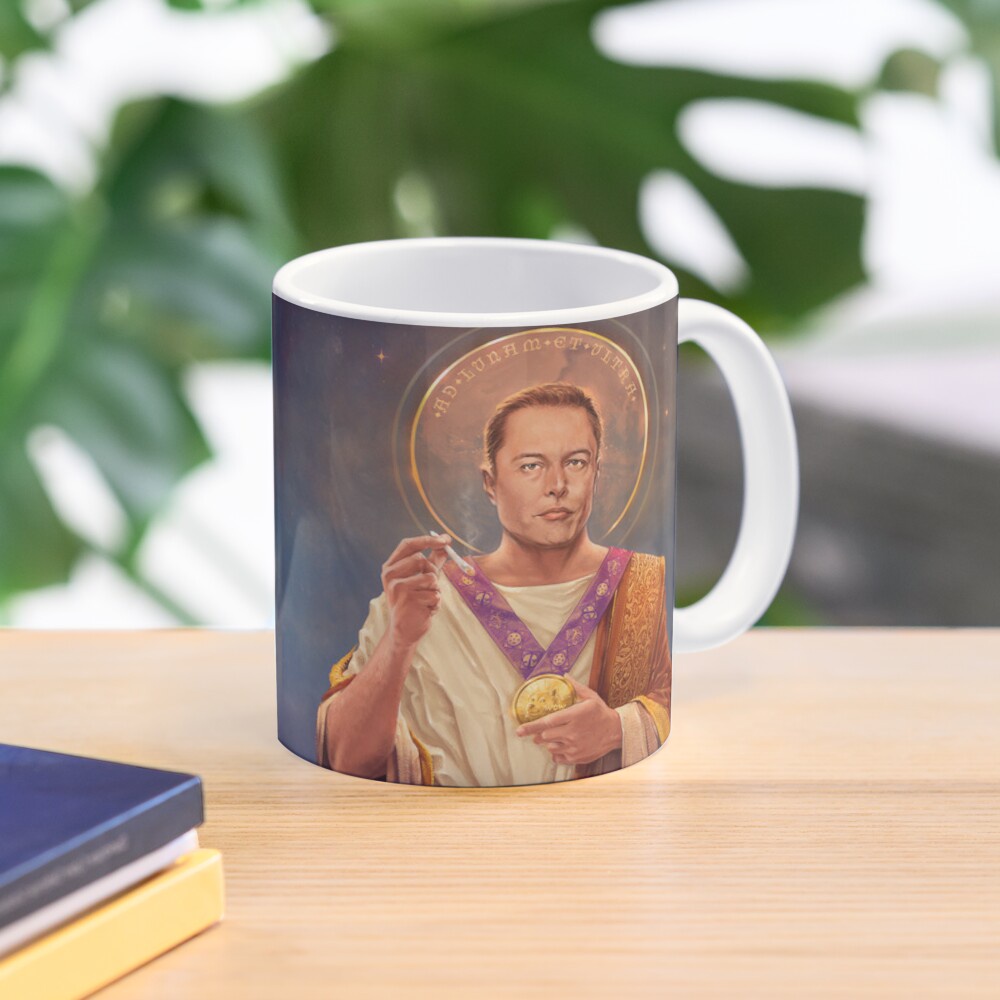 Mug Saint Elon of Musk | Elon Musk Original Rel