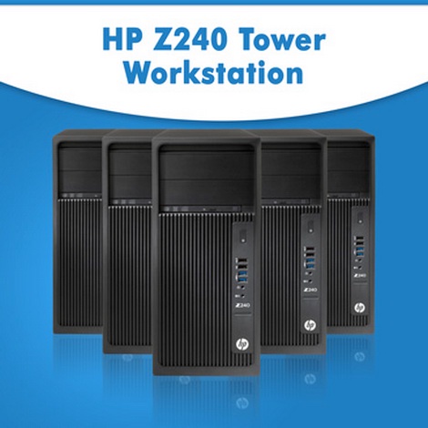 Bergaransi (GGP) Original PC Server Workstation HP Z240 Tower Xeon E3 v6 - Ram 16gb - SSD cocok