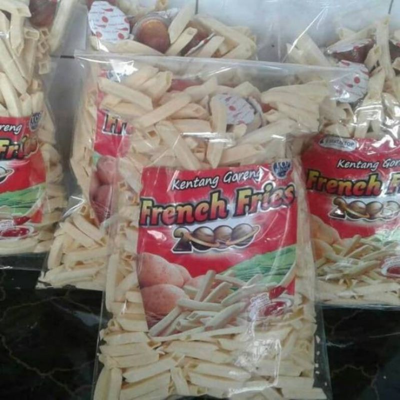 

FF 2000 Kentang goreng top French Fries Ori repac free saus