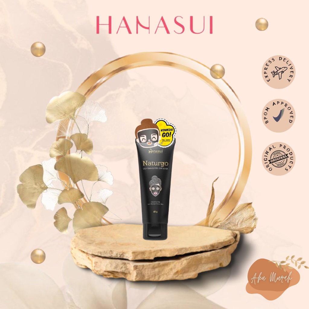 ✨ AKU MURAH ✨[Tube] Hanasui Naturgo Lightening Peel Of Mask 60gr