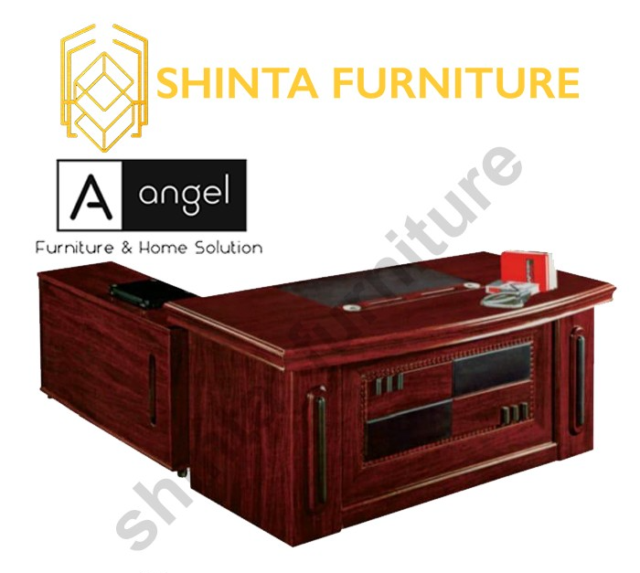 Meja Direktur Kantor Angel / Meja Kantor Direktur / Meja Tipe L