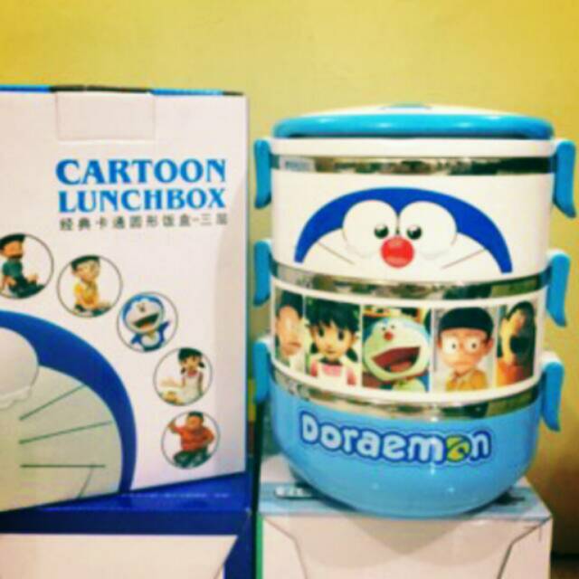 Diskon Rantang 3 Susun Doraemon ZnkOGRc8aMBq