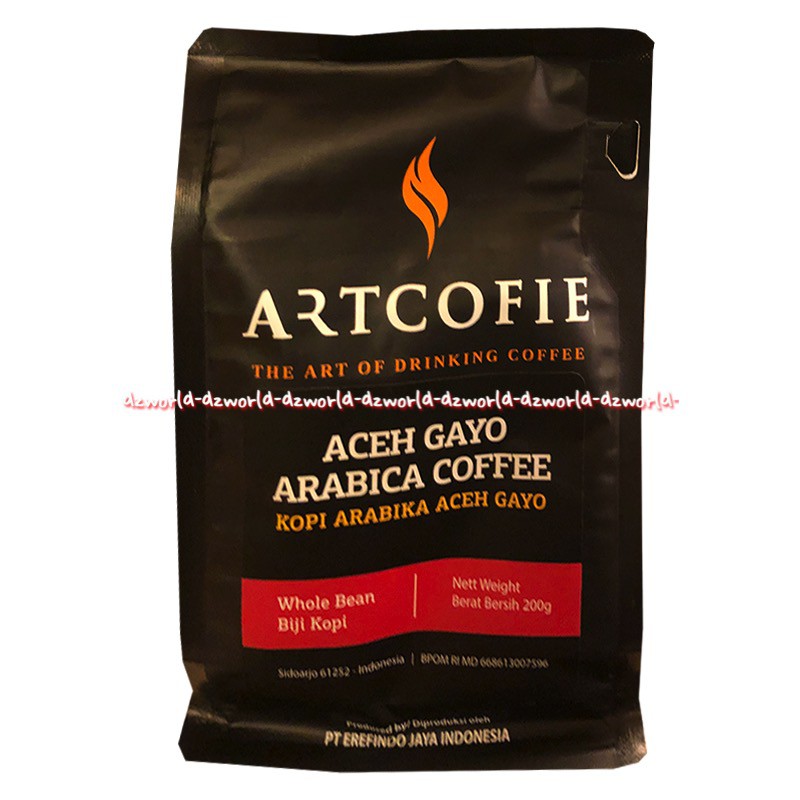 Artcofie Aceh Gayo Arabica Coffee 200gr Whole Bean Biji Kopi Arabika Aceh Sumatera Art Coffe Art kopi Art Cofie