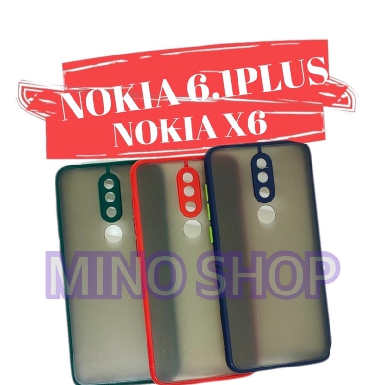 SOFTCASE NOKIA 6.1 PLUS - X6 - HARDCASE DOVE MYCHOICE + PC - AERO CASE