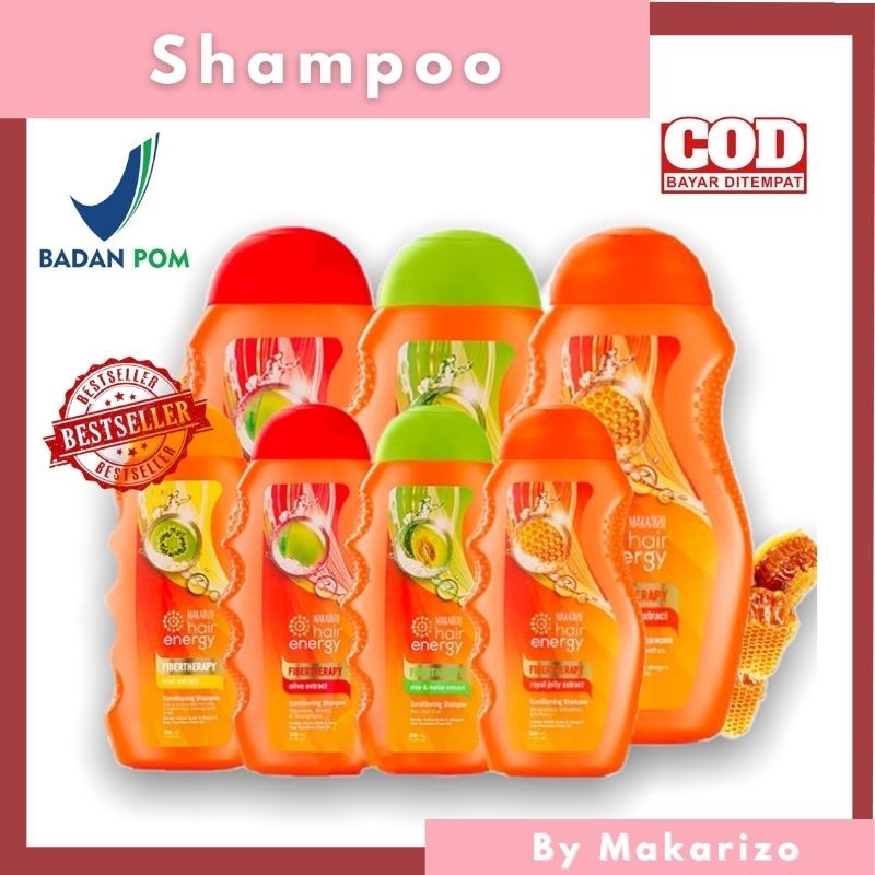 MAKARIZO Hair Energy Fibertherapy Conditioning Shampoo Indonesia / Hair Scalp Creambath Easy Straight Scentsations Hair Fragrance Advisor Repair Vitaglitz Vitacaps Vitamax / Shampo Sampo Kondisioner Pelurus Tonic Serum Vitamin Perfume Parfum Mist Rambut