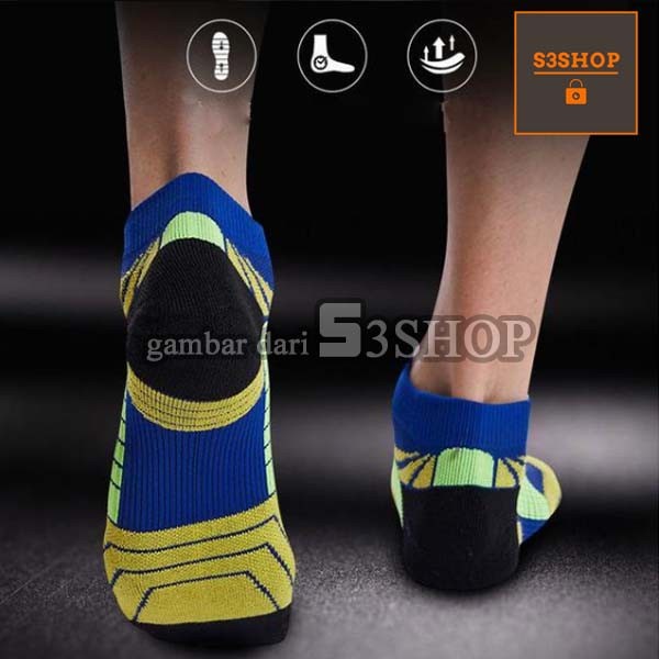 Kaos Kaki Pendek Basket Gym Jogging Sports Premium Socks Fit and Thick