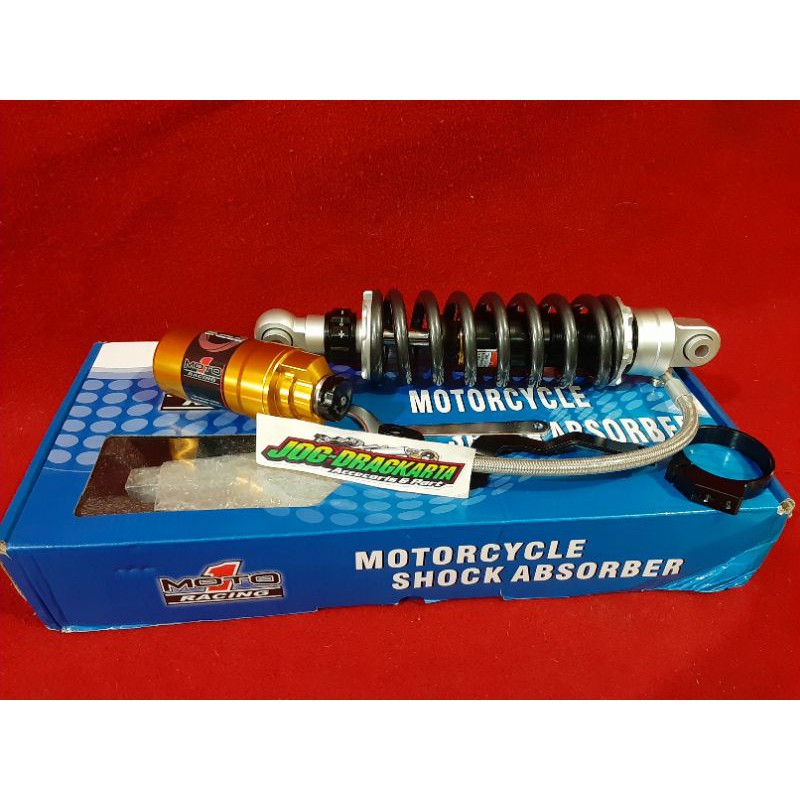 shock belakang atau mono shock tabung pisah by Moto1 racing for ninja r ss ssr victor