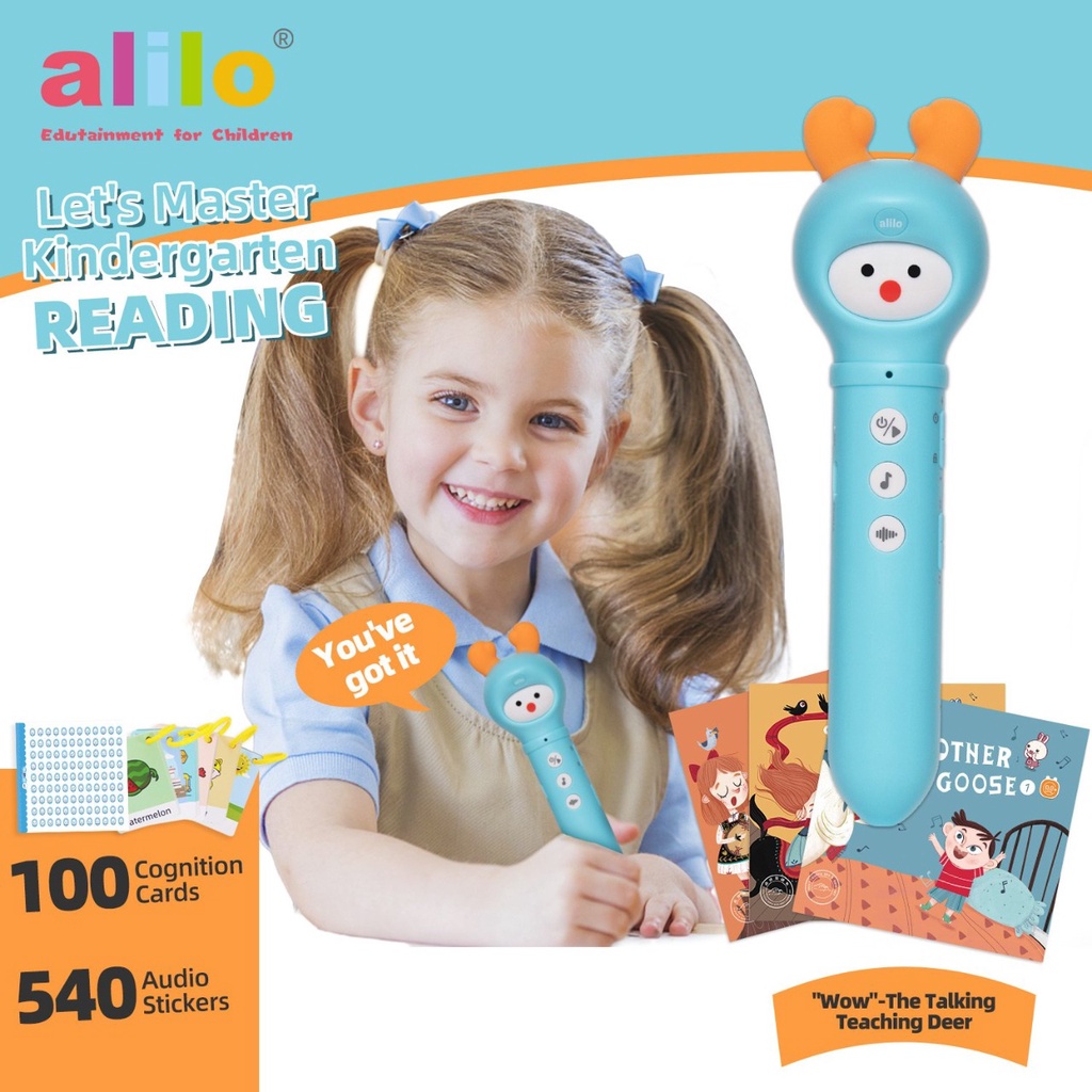 ALILO D3C EARLY EDUCATIONAL TALKING PEN 6954644600055 - MAINAN EDUKASI ANAK