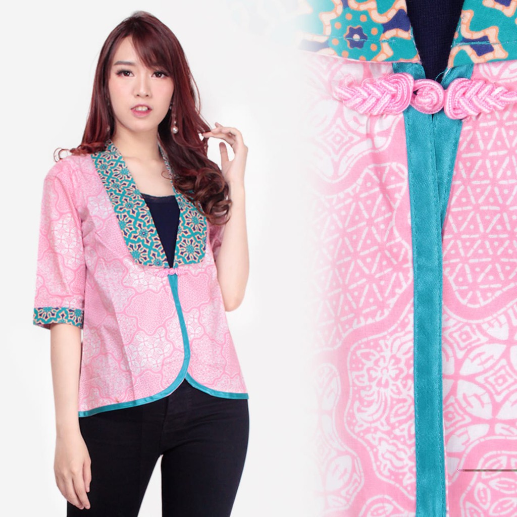 Atasan Jenima Blazer Batik Outwear Wanita