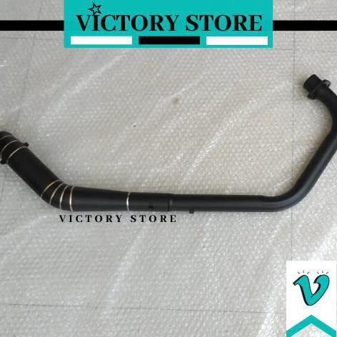 Promo Terlaris Leher header knalpot racing hitam yamaha new vixion advance lightening r old lama NVL