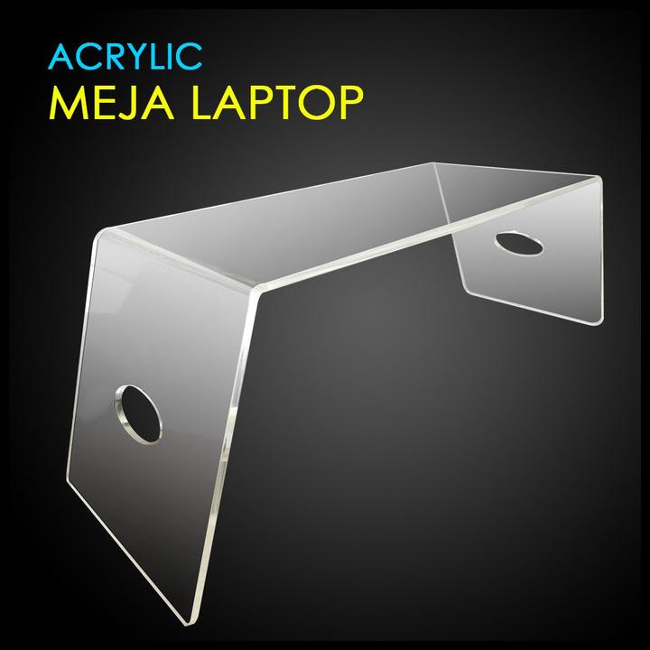 Acrylic Meja / Table Acrylic / Meja Laptop