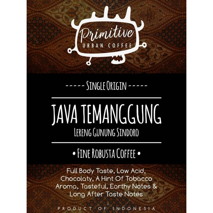 

Kopi Robusta Java Temanggung - 125gr