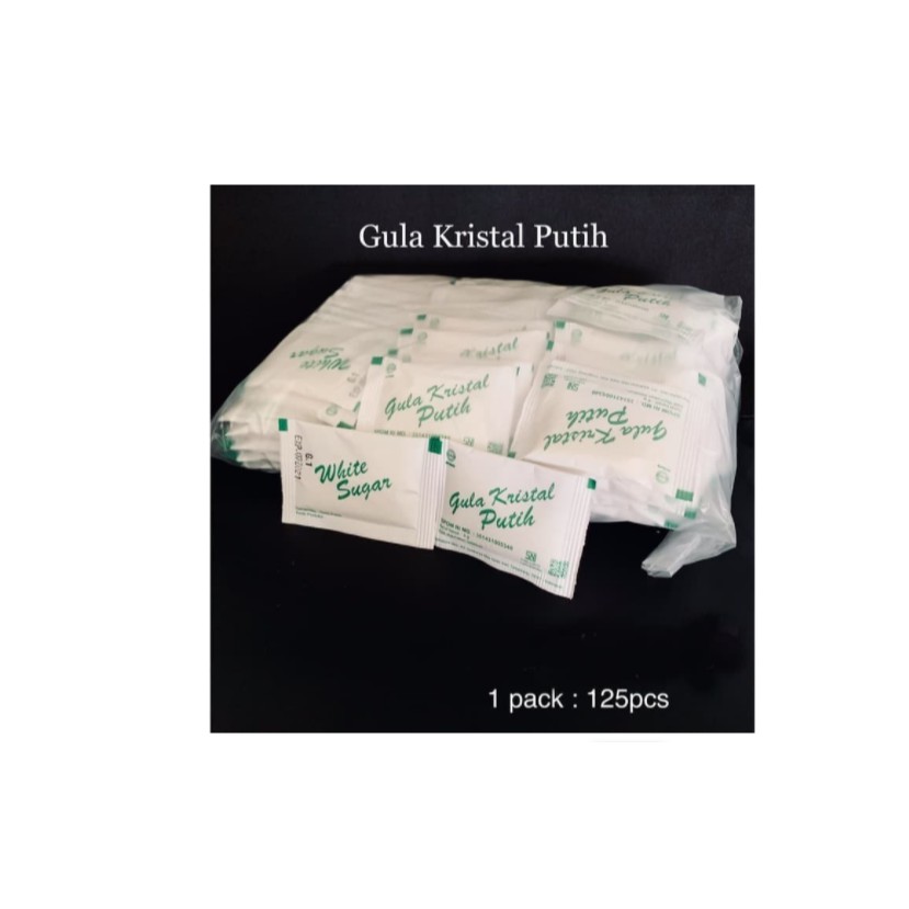 

HOT SALE MURAH! GULA PASIR / PUTIH KRISTAL SACHET STICK - 6GR TERJAMIN