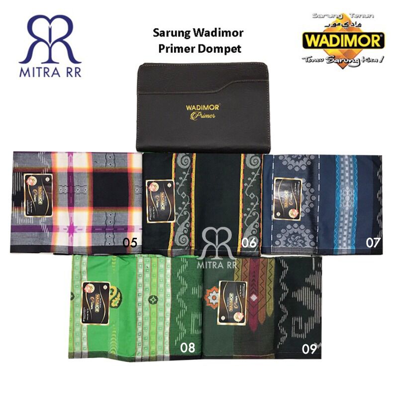 Sarung Wadimor Primer Dompet Jacquard Songket Tenun Dewasa