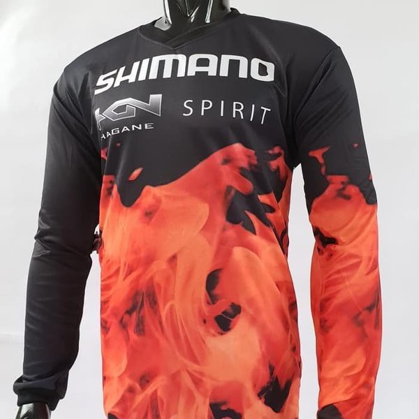Spesial kaos jersey mancing-baju mancing mania shimano spirit  grade ori Terjangkau
