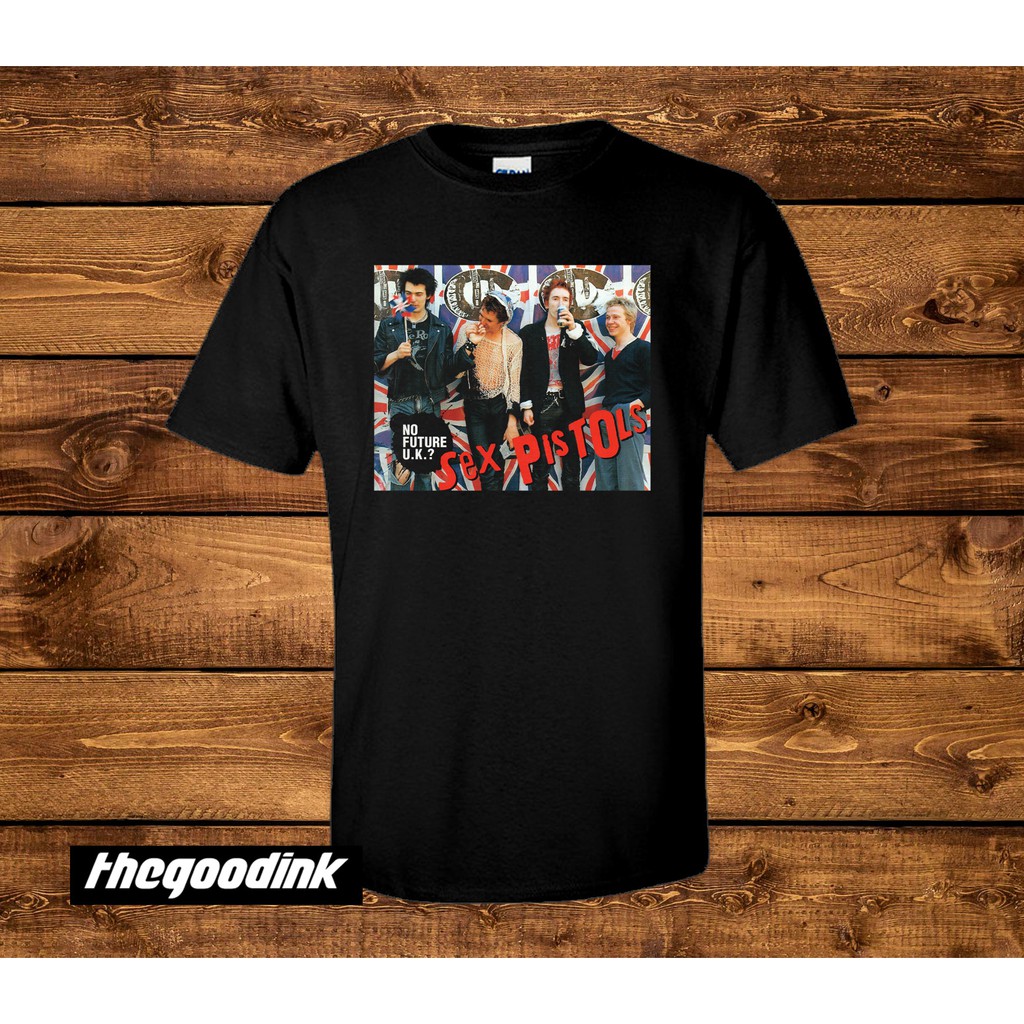 Kaos Sex Pistols - No Future - Original Gildan T-shirt DTG Print