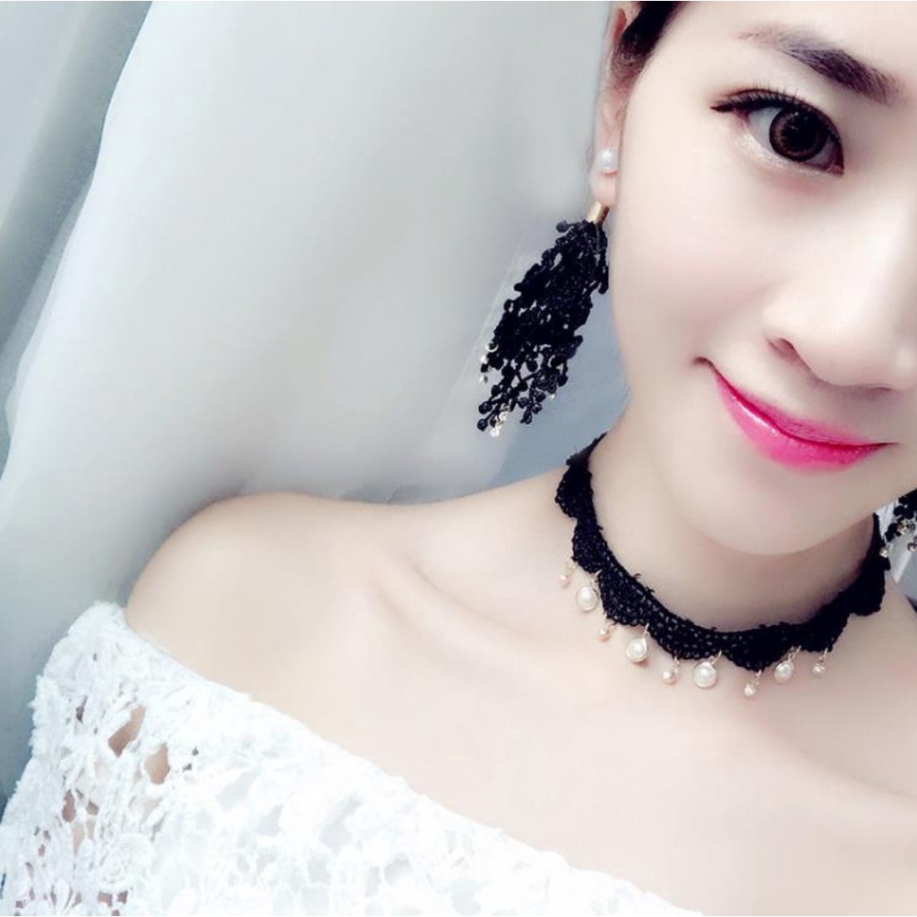 Anting Panjang WEDDING Rumbai Tassel B253 Korea Fashion Vintage Earrings Women Alloy Earing Giwang SANGAT ELEGAN