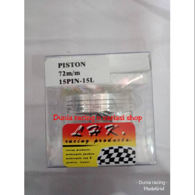 Piston LHK 72 pin 15 Asli dan original LHK racing