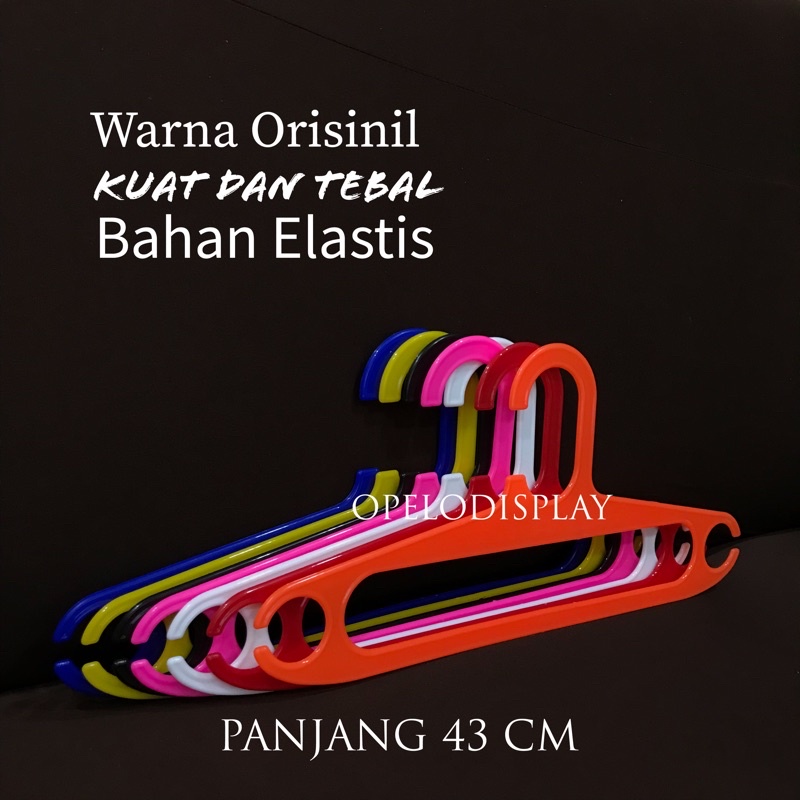 GANTUNGAN BAJU / HANGER 17-INCH DEWASA (PER 12 PCS)