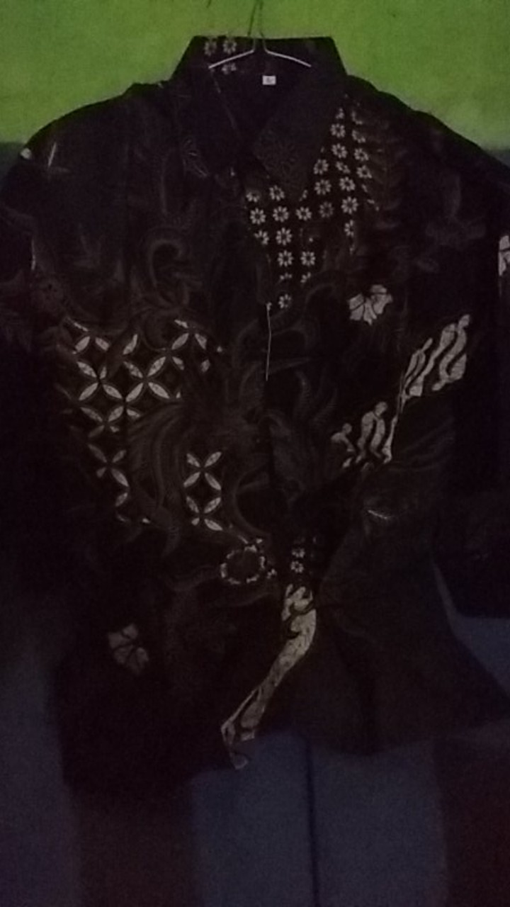 Batik Pria Modern Full Furing Lengan Panjang Asli Solo - Baju Batik Pria Seragam