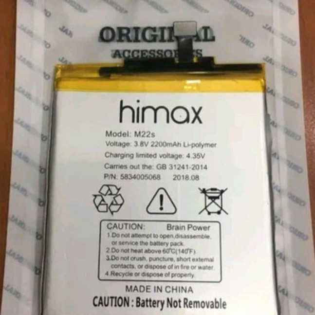 Baterai Batre Himax M22S Battery HP
