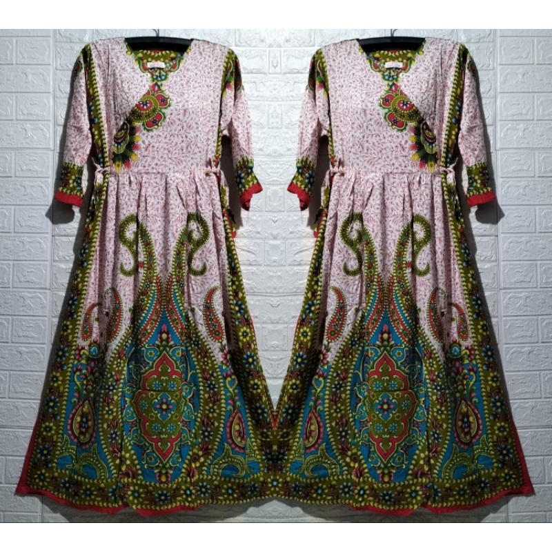 DASTER LONGDRESS MERK GAJAH PUTIH LD 120 PB 130 JUMBO BUSUI KIMONO