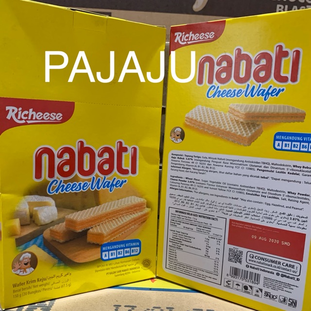 

Richeese Nabati Wafer keju Rolls isi 20 pcs