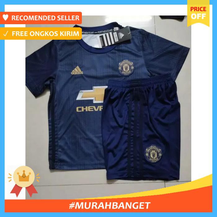 SEPAK BOLA & FUTSAL - JERSEY BOLA KIDS / ANAK MANCHESTER_UNITED 3RD OFFICIAL 18/19 GRADE ORI