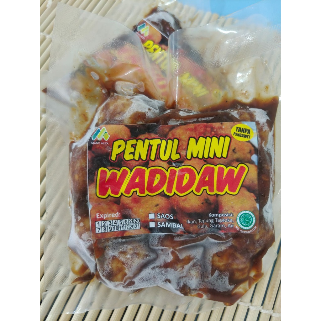 

Pentul Mini Wadidaw Sambel Pentul Mini Wadidaw Saos sunmor UGM Mang Alex