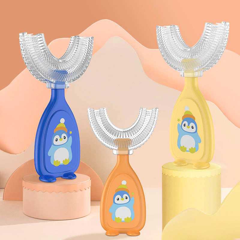 Sikat Gigi Bayi Toothbrush U-Shaped Teether Silicone YP009