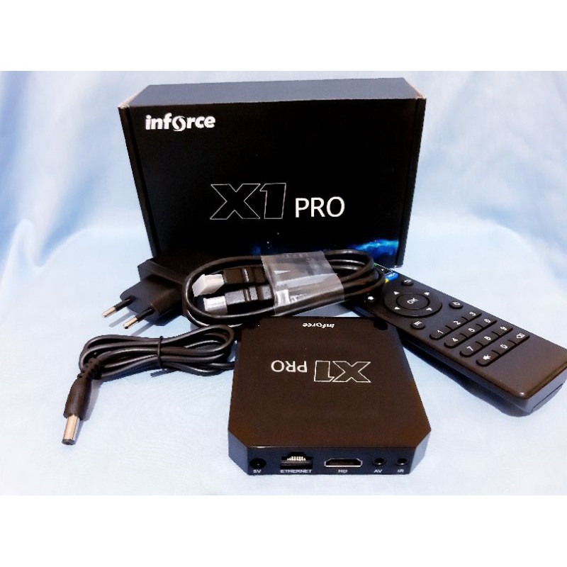 INFORCE SMART TV BOX ANDROID X1 PRO 4K 2G + 16GB, TV BOX ANDROID X1 PRO INFORCE GARANSI 1 TAHUN BAGI RESPON POSITIF