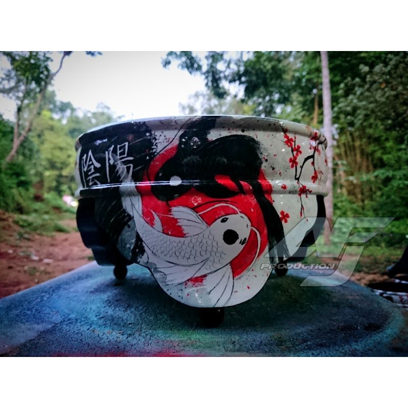 tebok pleci water decal