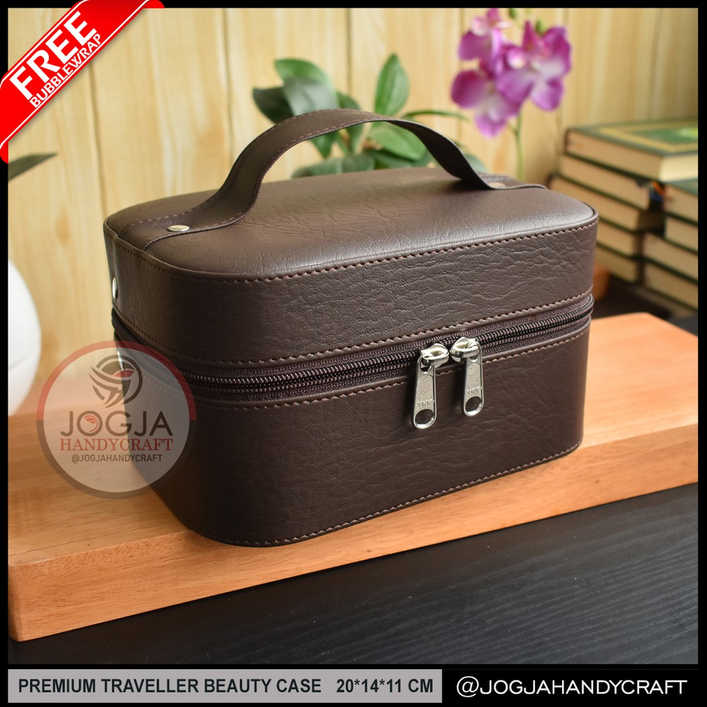 Super Rapih Traveller Beautycase / Case makeup / Travel Tas Kosmetik Pouch Jogja Handycraft