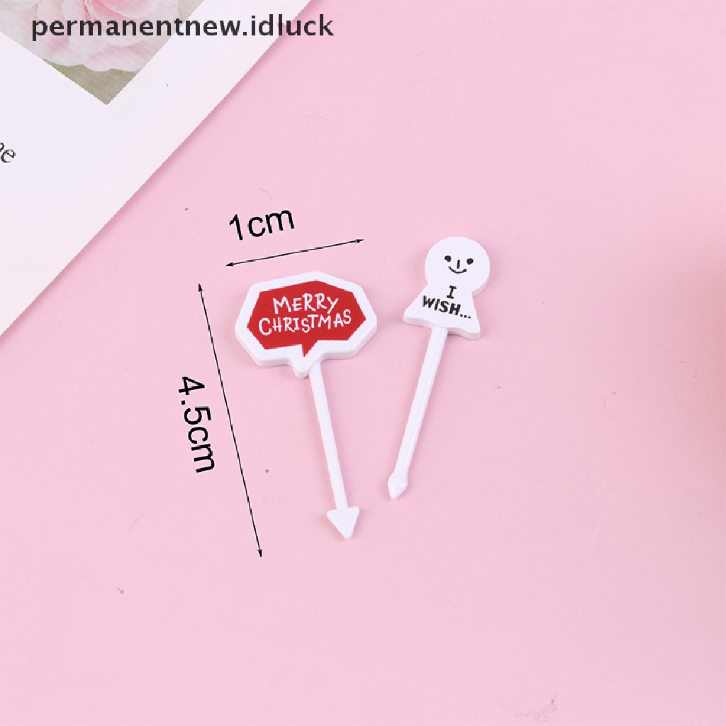 Garpu Tusuk Gigi Mini Desain Kartun Untuk Pesta Makan Siang