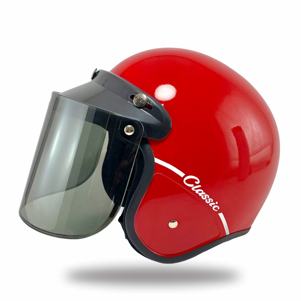 Helm Bogo Dewasa Motor Sni Helem Retro Klasic Classic